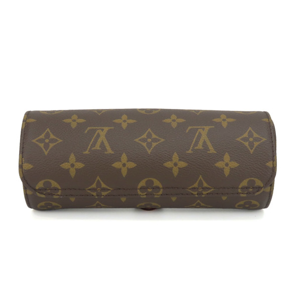 Louis Vuitton Etui 3 Montre M47530 Monogram Brown Bag with Gold Hardware Watc...